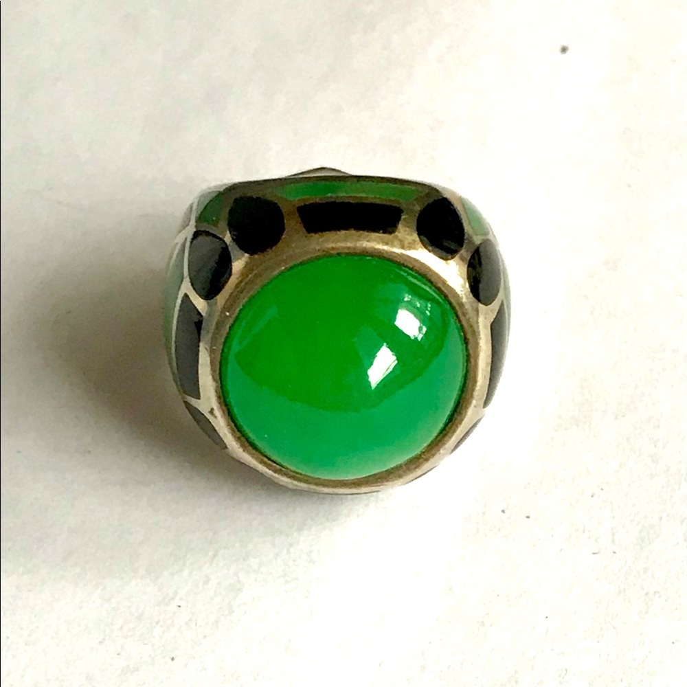 Steven Webster Green/Black onyx Sterling Silver